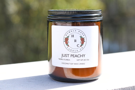 Just Peachy Candle 8 Oz