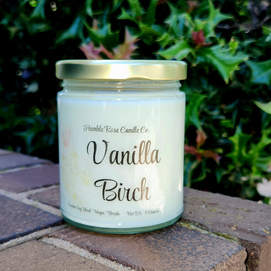 Vanilla Birch Candle    9 Oz