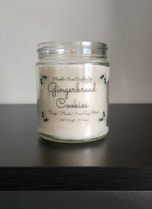 Gingerbread Cookies Candle      8oz  Fall/Holiday Collection